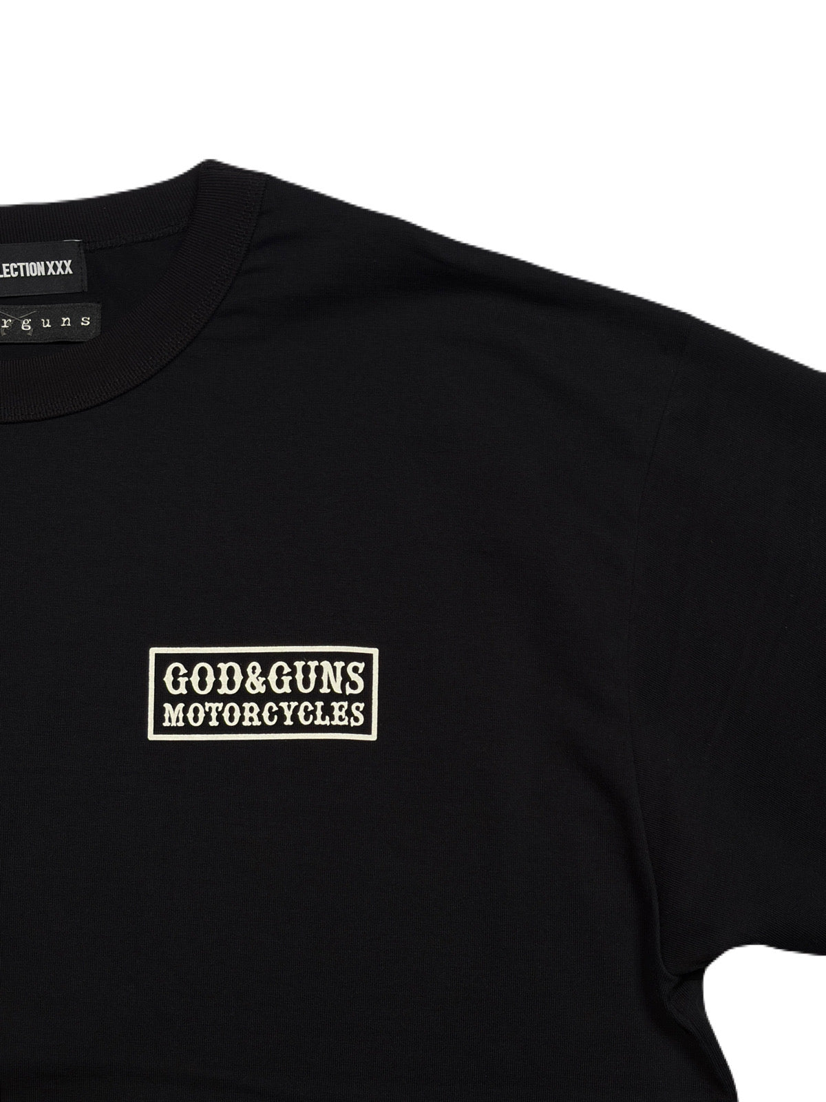 将图片加载到图库查看器，CIRCLE LOGO LAYERED T-SHIRT / BLACK