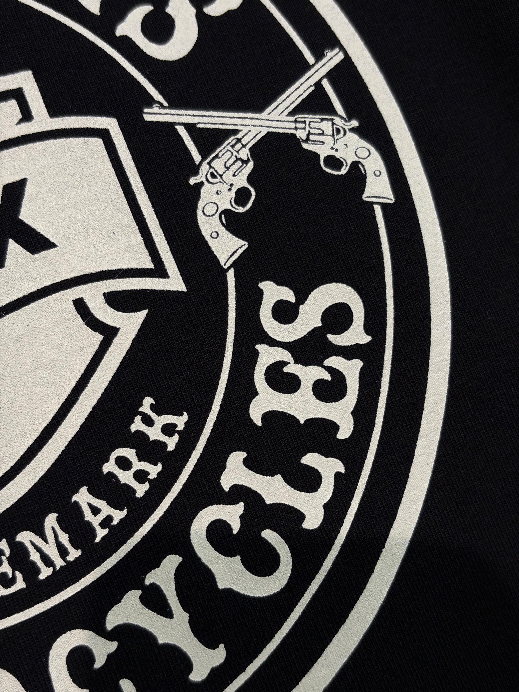 将图片加载到图库查看器，CIRCLE LOGO LAYERED T-SHIRT / BLACK