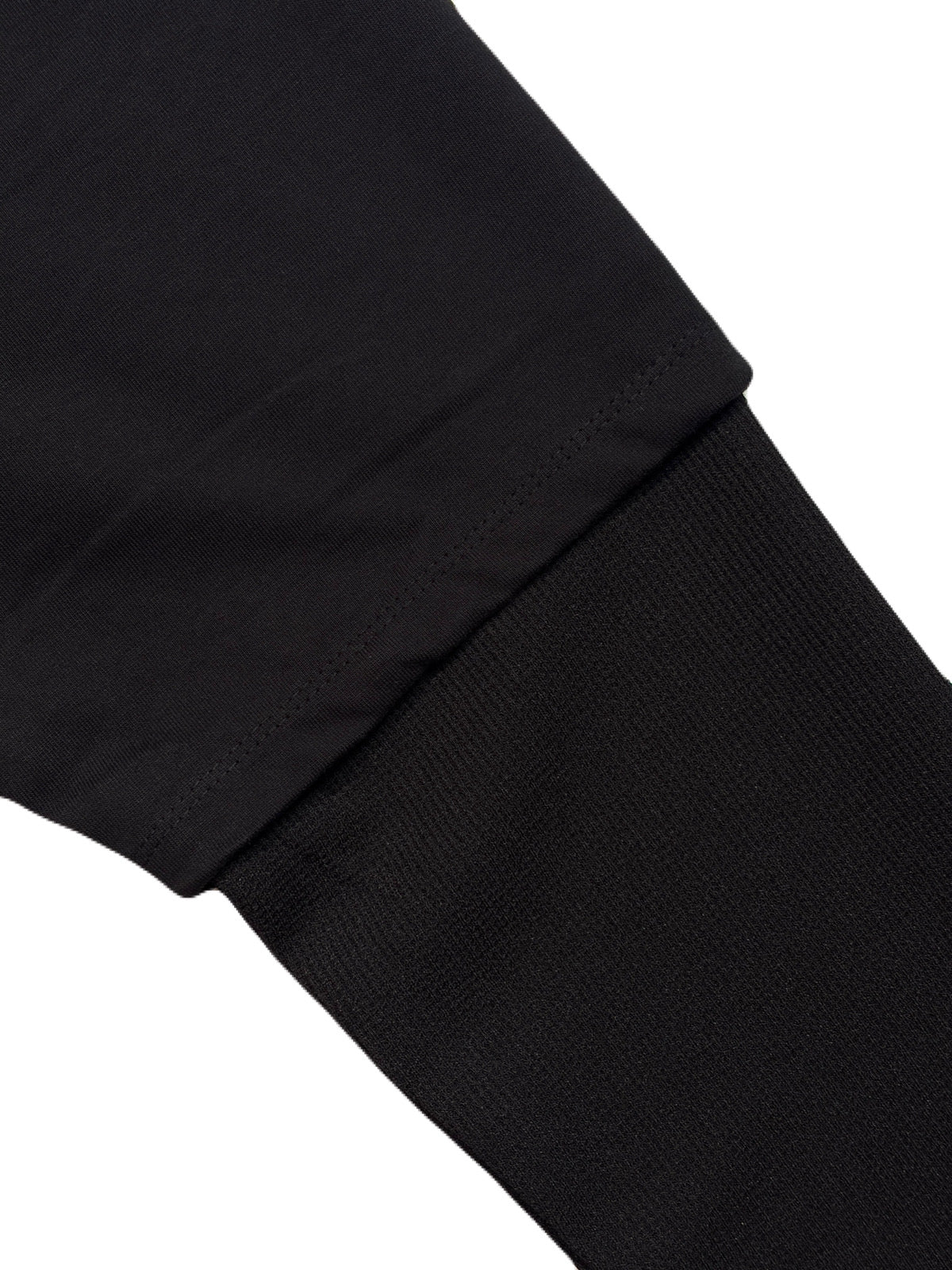 将图片加载到图库查看器，CIRCLE LOGO LAYERED T-SHIRT / BLACK