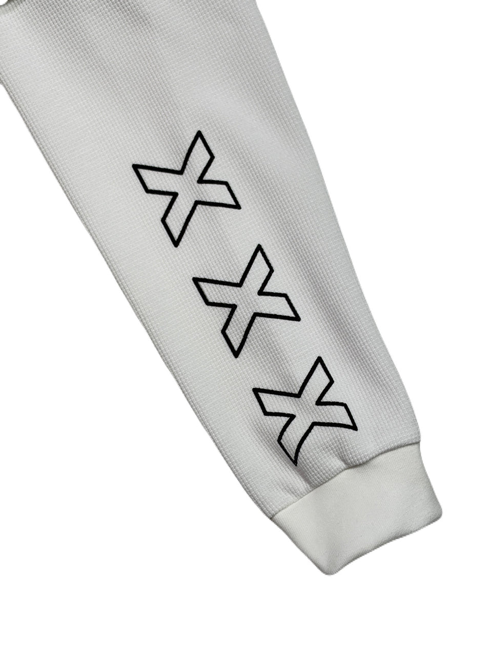 画像をギャラリービューアに読み込む, TRIPLE GUNS EMBLEM LAYERED T-SHIRT / WHITE