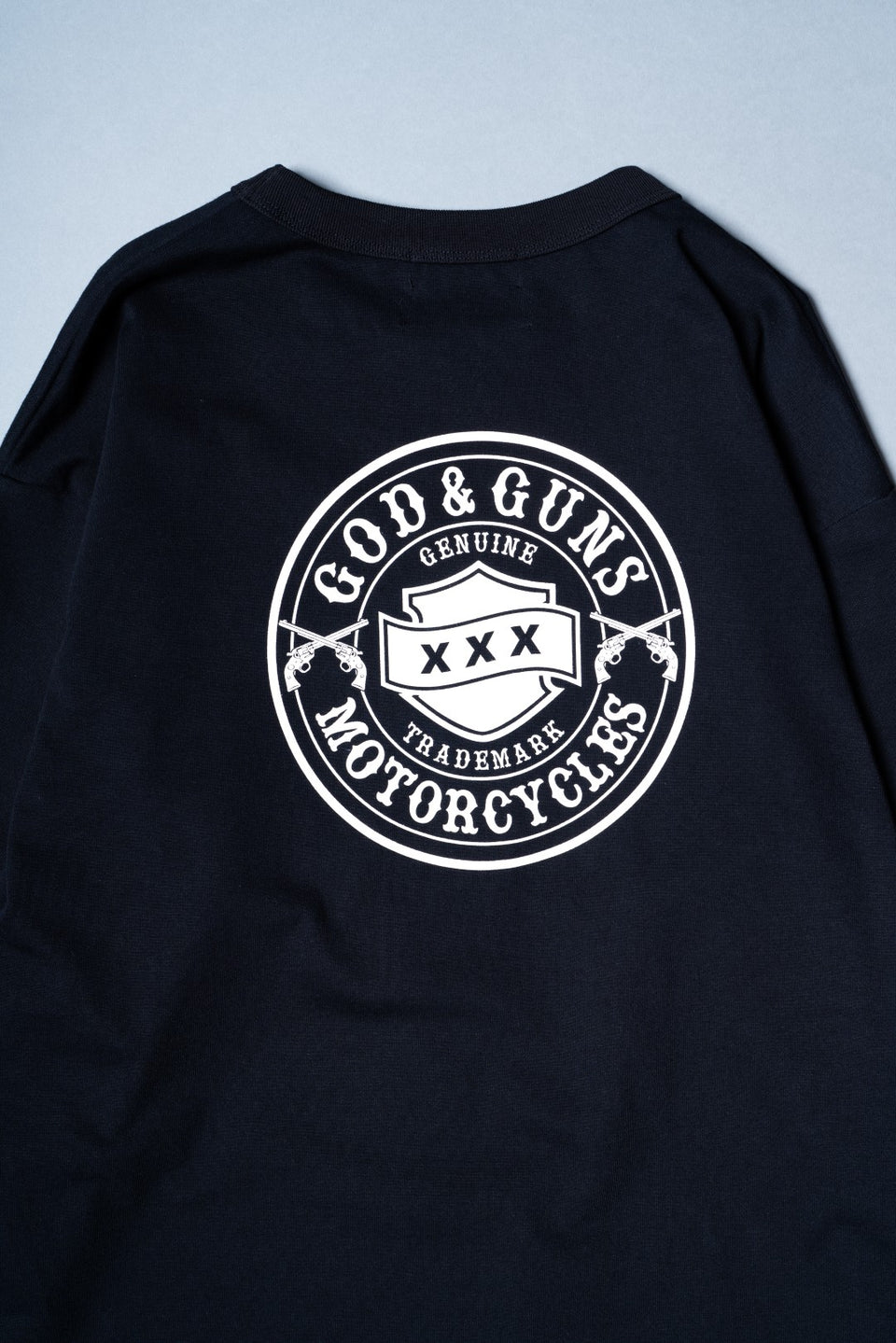 将图片加载到图库查看器，CIRCLE LOGO LAYERED T-SHIRT / BLACK