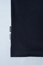 TRIPLE GUNS EMBLEM LAYERED T-SHIRT / BLACK