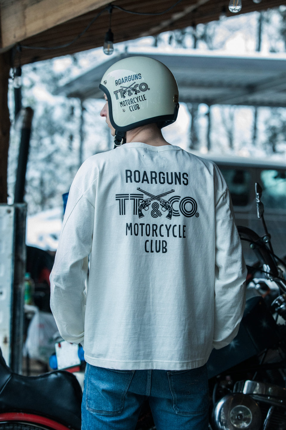 画像をギャラリービューアに読み込む, roarguns × TT&amp;CO HELMET / IVORY