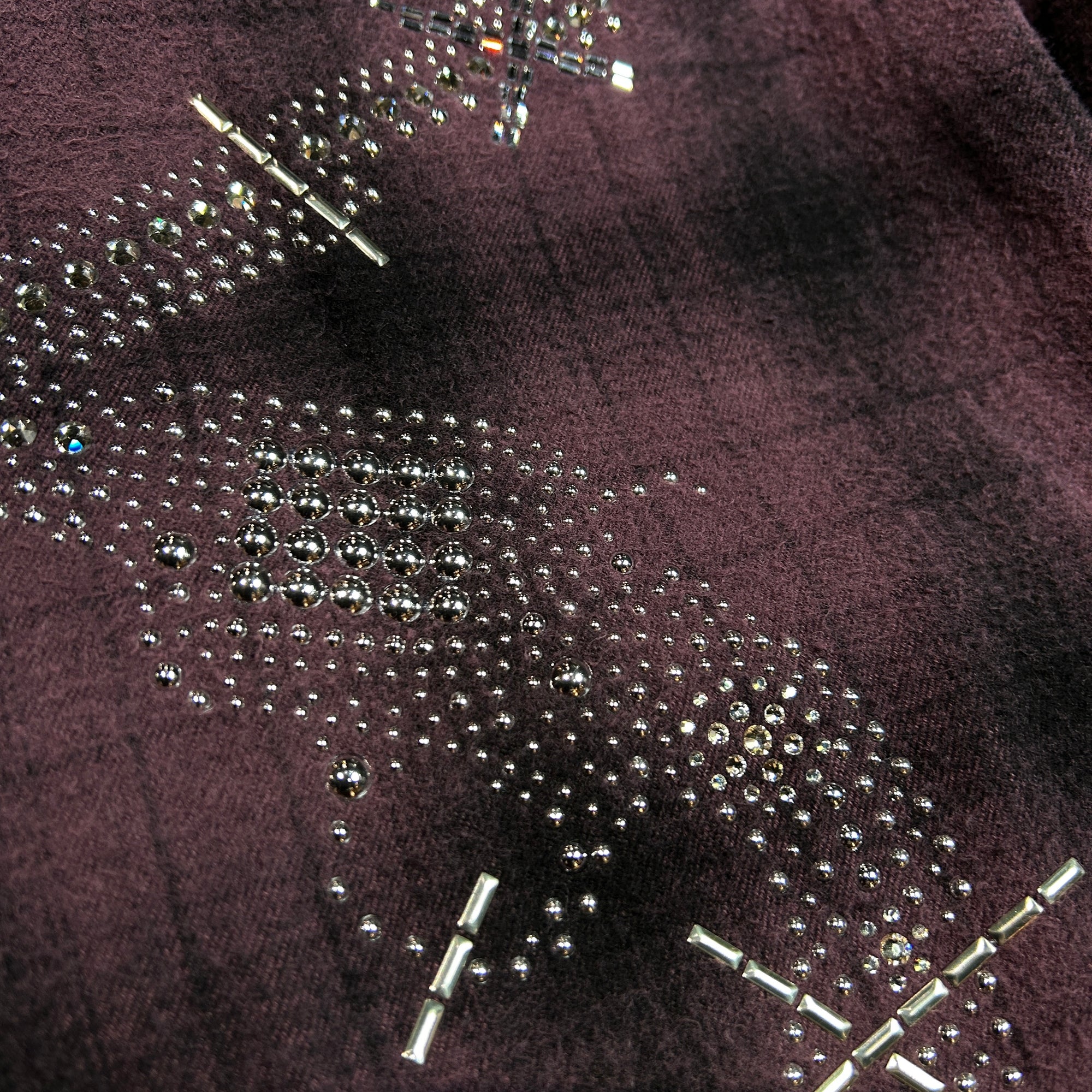 画像をギャラリービューアに読み込む, SHGGY CHECK SHIRT METAL / BURGUNDY