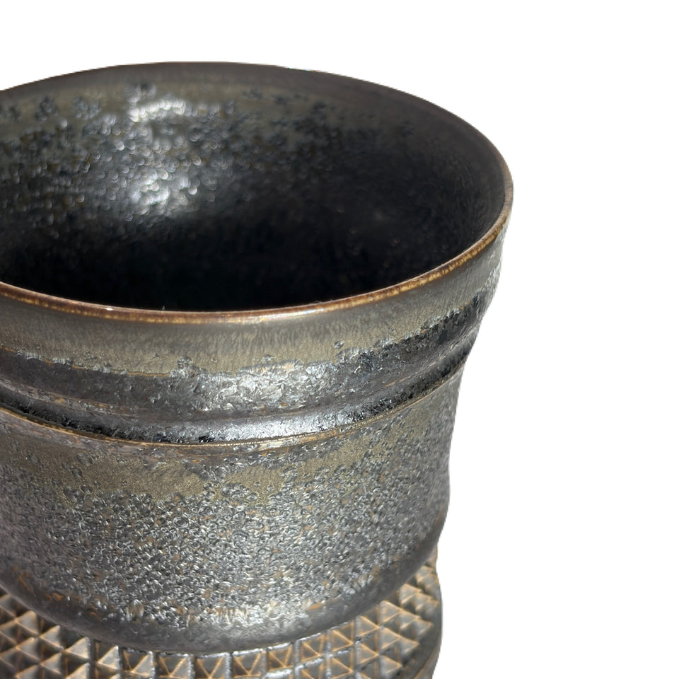 画像をギャラリービューアに読み込む, SHIRO HAMANAKA CERAMIC CUP LEOPARD STUDS SHP121