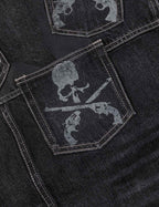 EVISU x mastermind JAPAN x roarguns WASHED MULTI-POCKET TYPE II DENIM JACKET