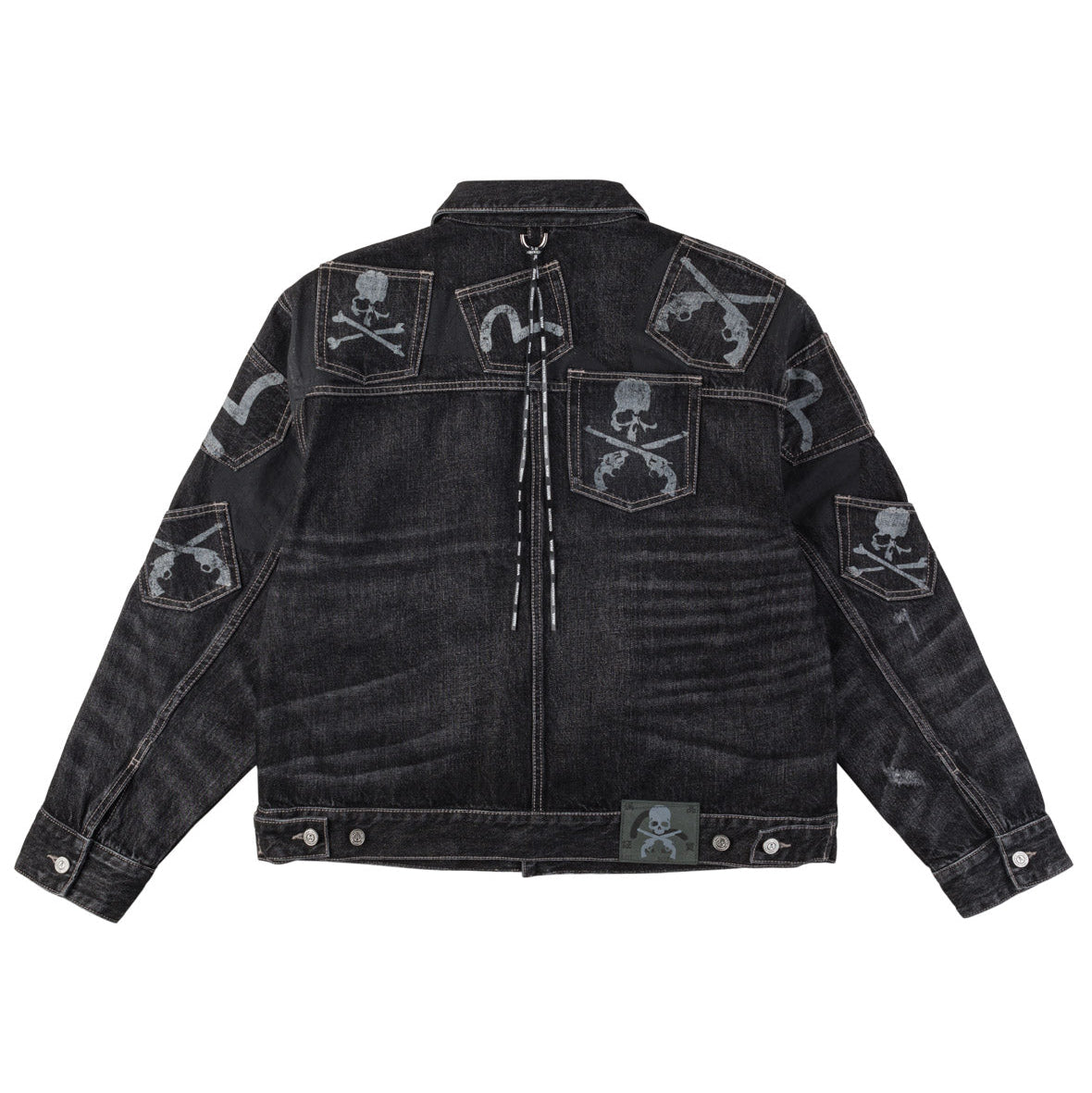 EVISU x mastermind JAPAN x roarguns WASHED MULTI-POCKET TYPE II DENIM JACKET