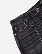 EVISU x mastermind JAPAN x roarguns WASHED MULTI-POCKET SELVEDGE DENIM JEANS