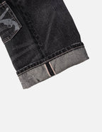 EVISU x mastermind JAPAN x roarguns WASHED MULTI-POCKET SELVEDGE DENIM JEANS