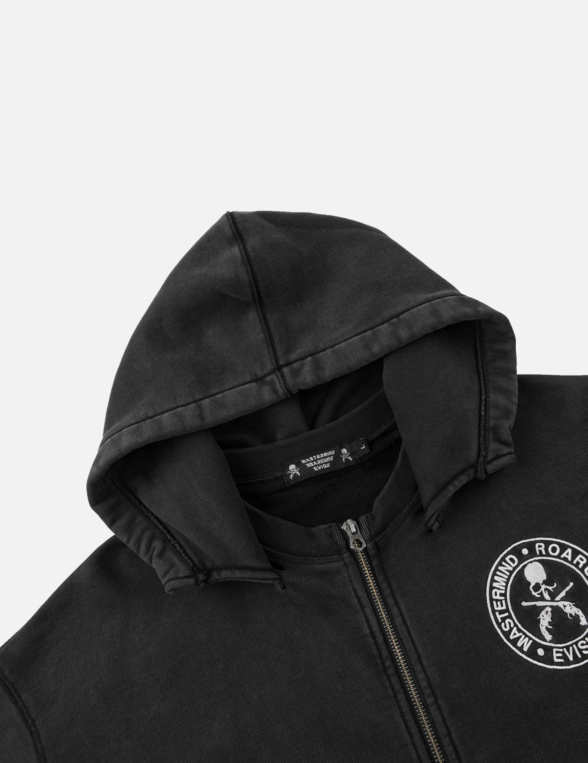 EVISU x mastermind JAPAN x roarguns SKULLGUNS DAICOCK AFTERHOOD SWEATSHIRT