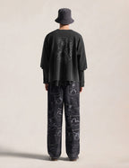 EVISU x mastermind JAPAN x roarguns DISTRESSED LAYERED L/S T-SHIRT