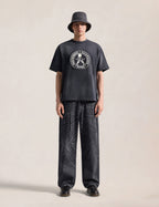 EVISU x mastermind JAPAN x roarguns FRAYED APPLIQUE DAICOCK T-SHIRT