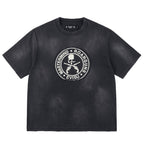 EVISU x mastermind JAPAN x roarguns FRAYED APPLIQUE DAICOCK T-SHIRT