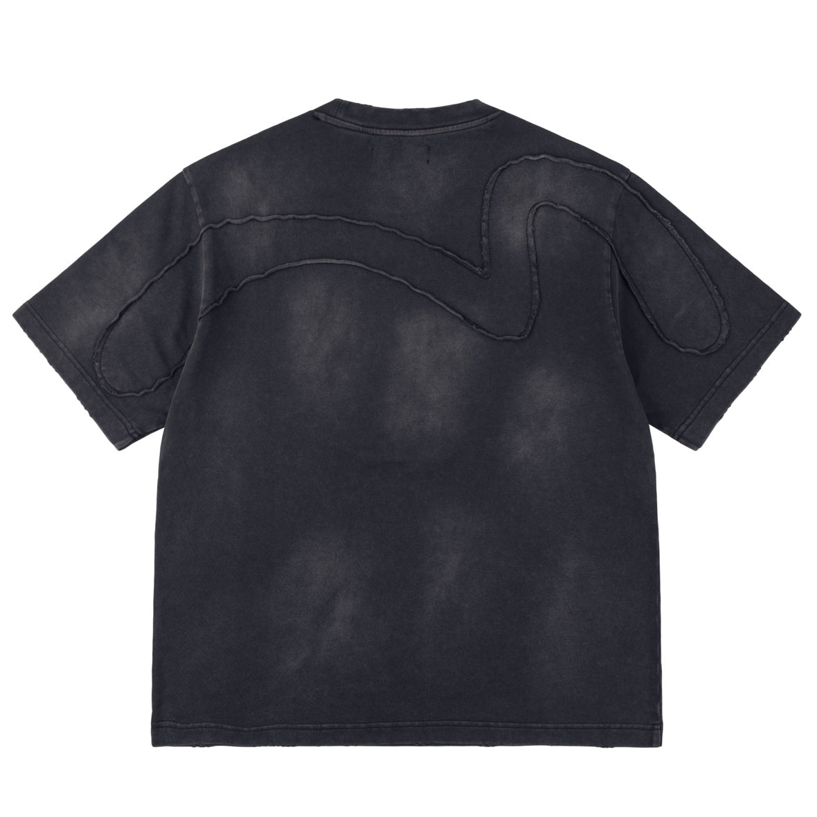 EVISU x mastermind JAPAN x roarguns FRAYED APPLIQUE DAICOCK T-SHIRT