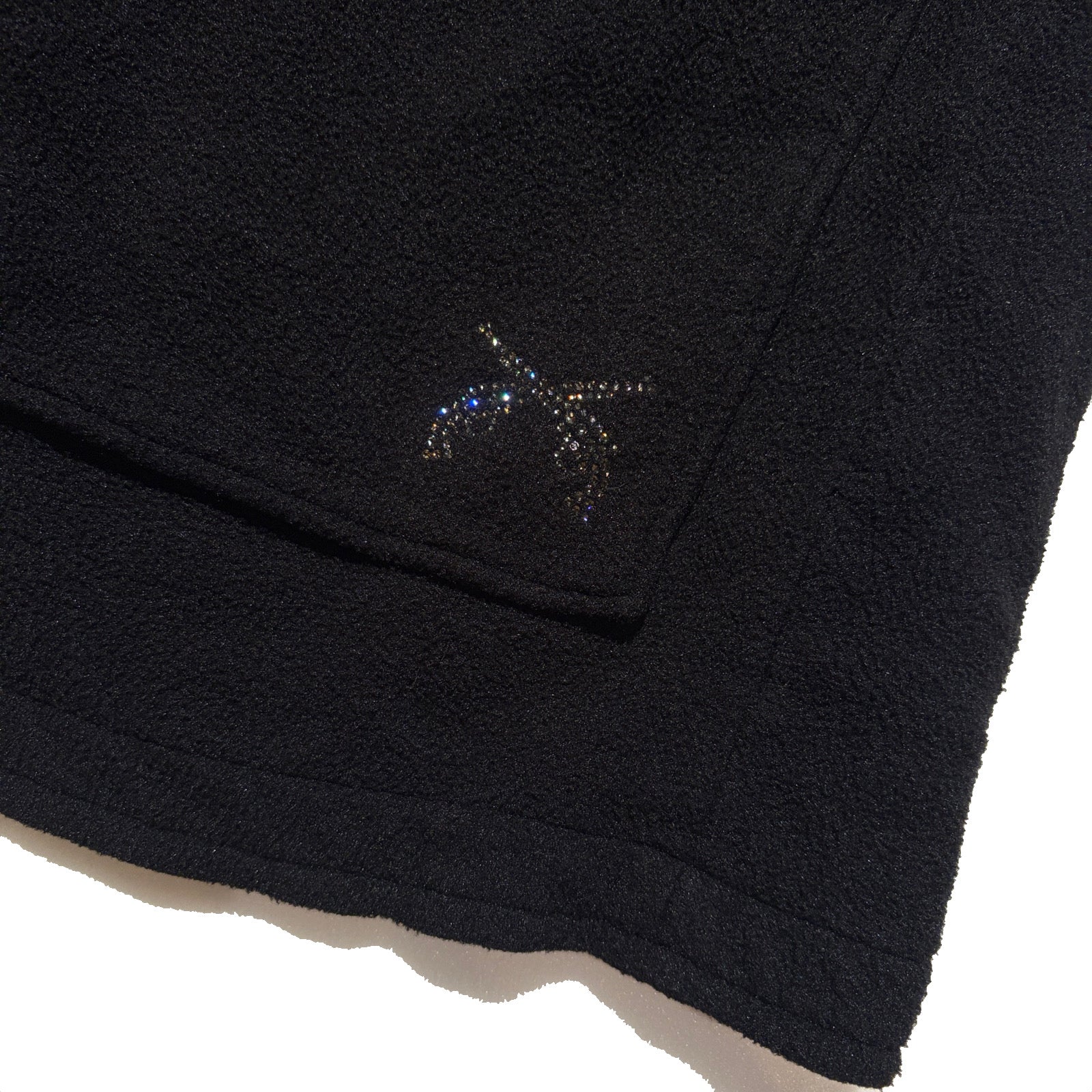 画像をギャラリービューアに読み込む, FLEECE STUDZ JACKET CROSSGUN CRYSTAL / BLACK