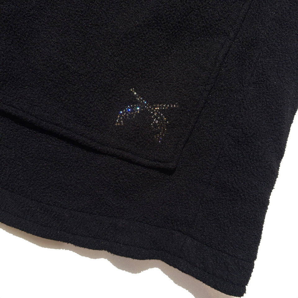 画像をギャラリービューアに読み込む, FLEECE STUDZ JACKET CROSSGUN CRYSTAL / BLACK