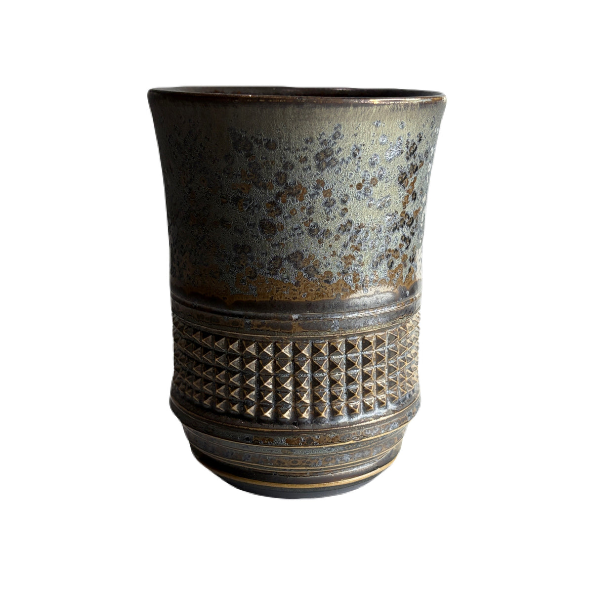 SHIRO HAMANAKA CERAMIC CUP LEOPARD STUDS SHP132