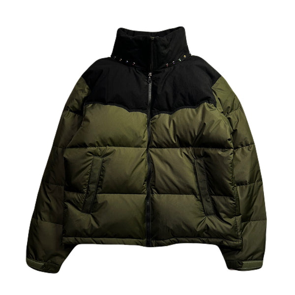 STONE NAIL DOWN JACKET / KHAKI*MIX