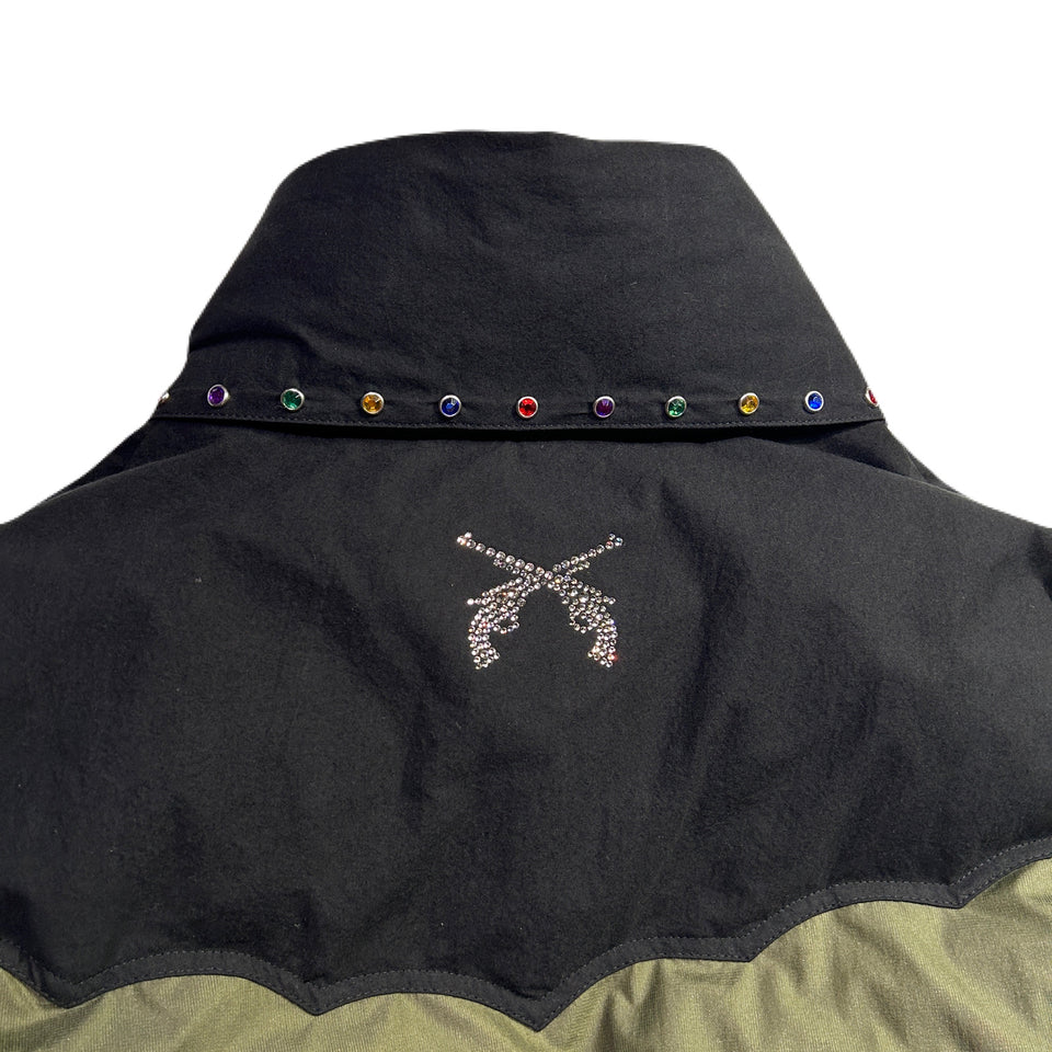 画像をギャラリービューアに読み込む, STONE NAIL DOWN JACKET / KHAKI*MIX