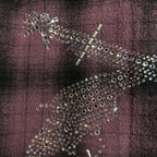 SHGGY CHECK SHIRT CRYSTAL / BURGUNDY