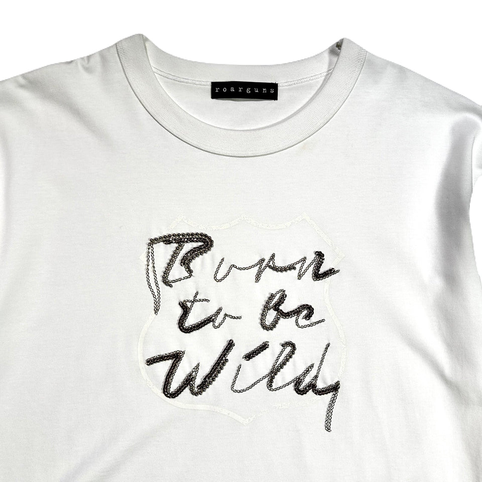 画像をギャラリービューアに読み込む, BORN TO BE WILD T-SHIRT / WHITE