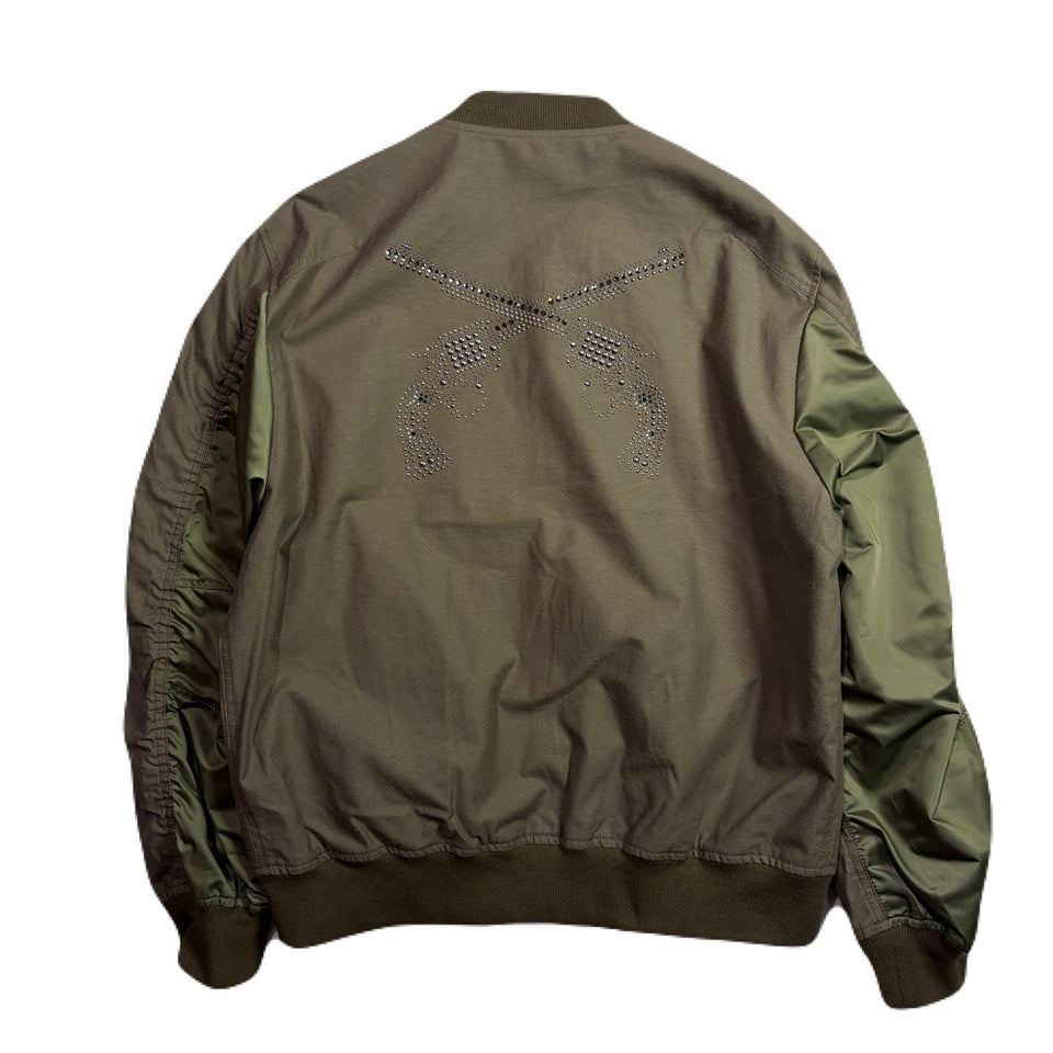 画像をギャラリービューアに読み込む, ORGANIC COTTON MA-1 METAL / KHAKI