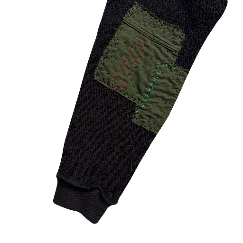 画像をギャラリービューアに読み込む, JunAle SASHIKO SWEATSHIRT CROSSGUN METAL / GRAY