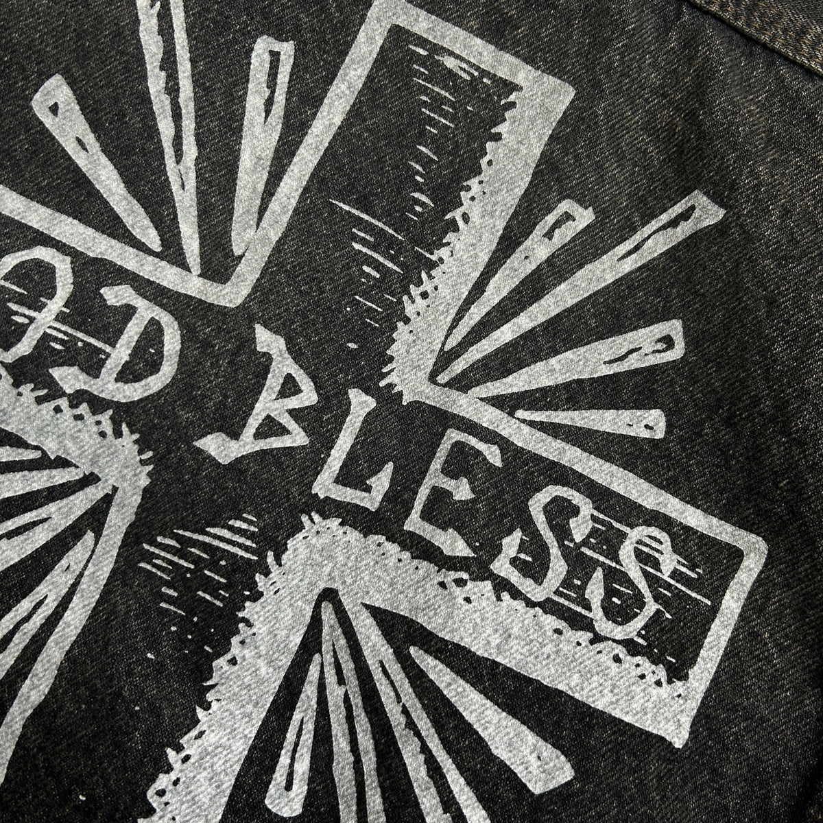 LIMITED EDITION STONE BIO DENIM JACKET / BLACK