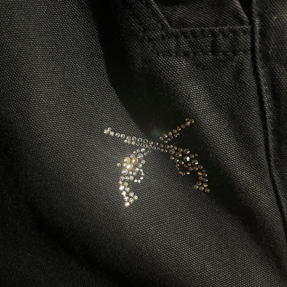 画像をギャラリービューアに読み込む, VINTAGE OX PANTS / BLACK