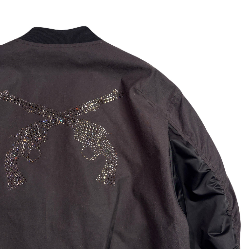 将图片加载到图库查看器，ORGANIC COTTON MA-1 CRYSTAL / C.GRAY