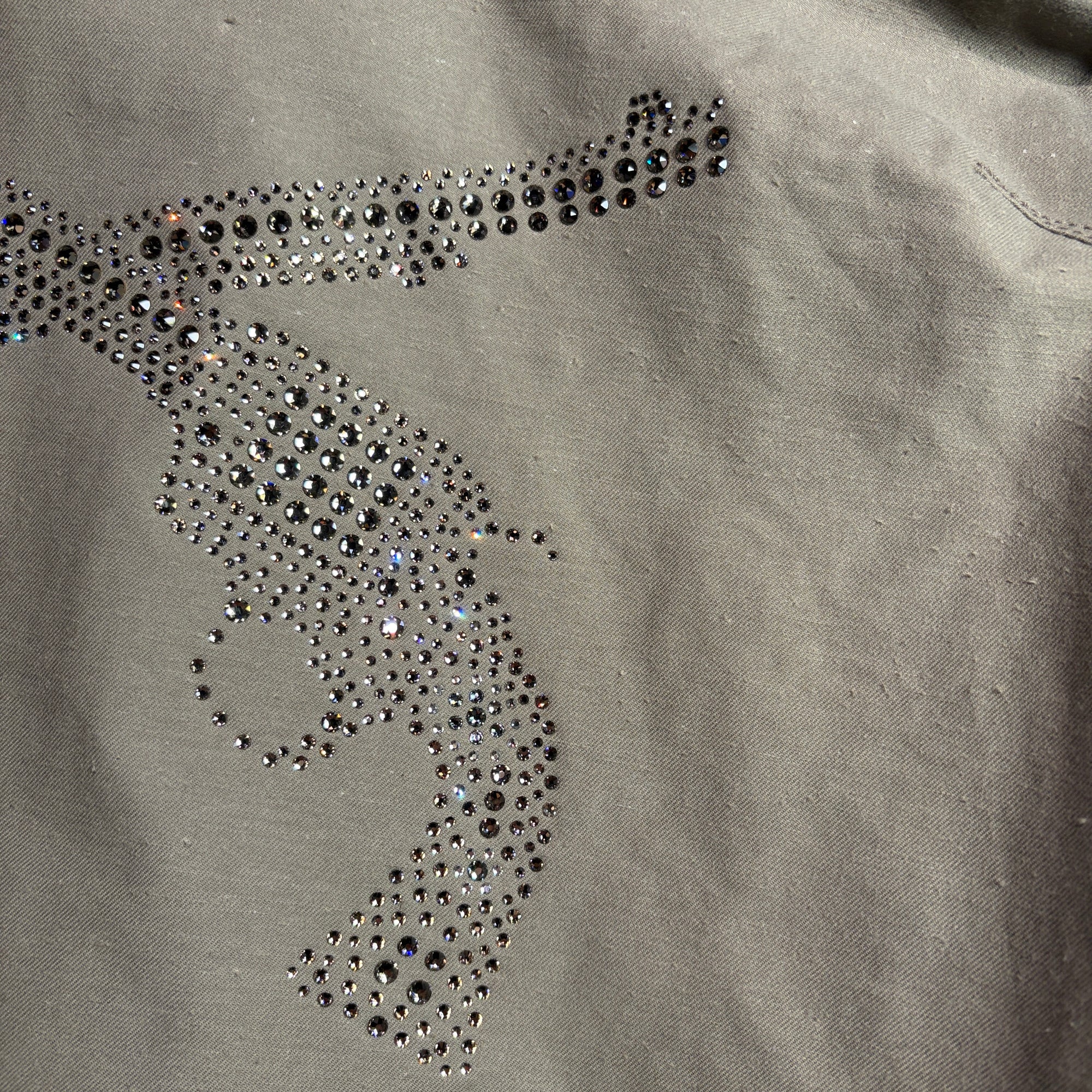 Load image into Gallery viewer, ORGANIC COTTON MA-1 CRYSTAL / KHAKI