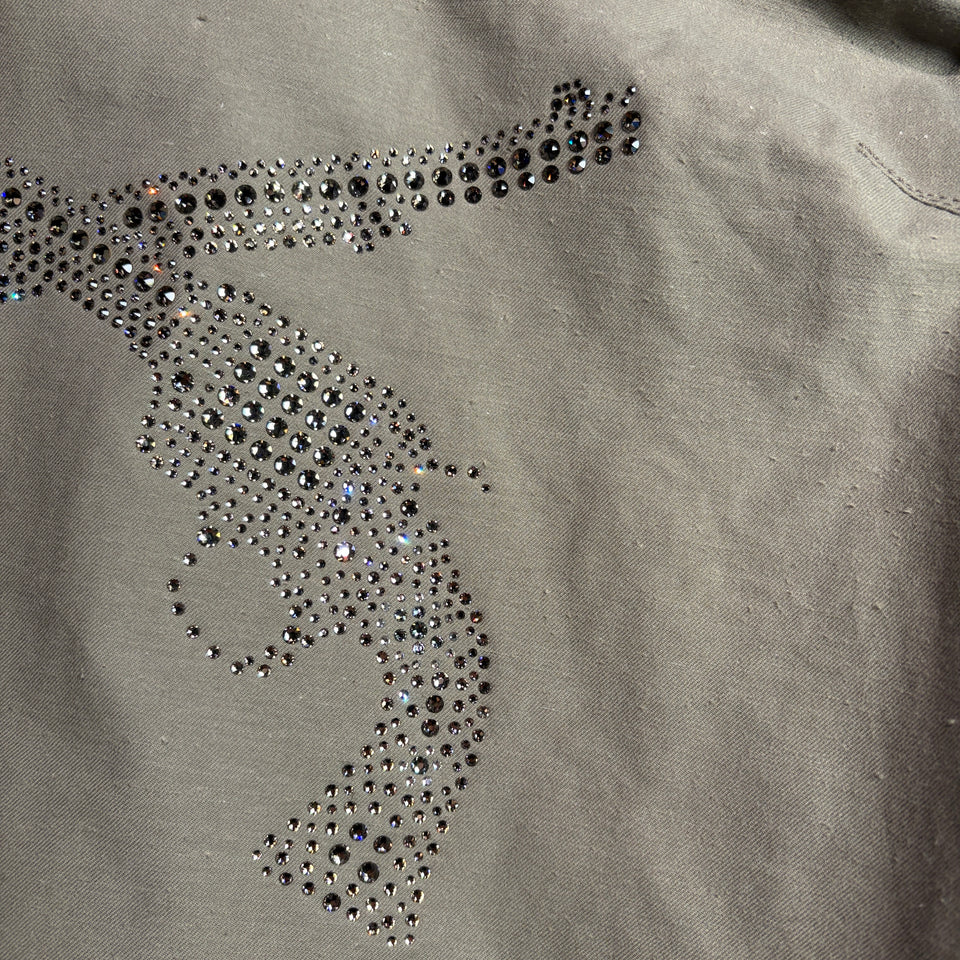 Load image into Gallery viewer, ORGANIC COTTON MA-1 CRYSTAL / KHAKI