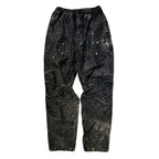 BACK SATIN EASY PANTS / BLACK