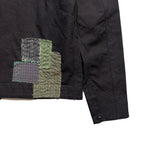 JunAle SASHIKO OXFORD STRETCH JACKET / BLACK