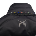WOMENS STONE NAIL DOWN / BLACK*MIX