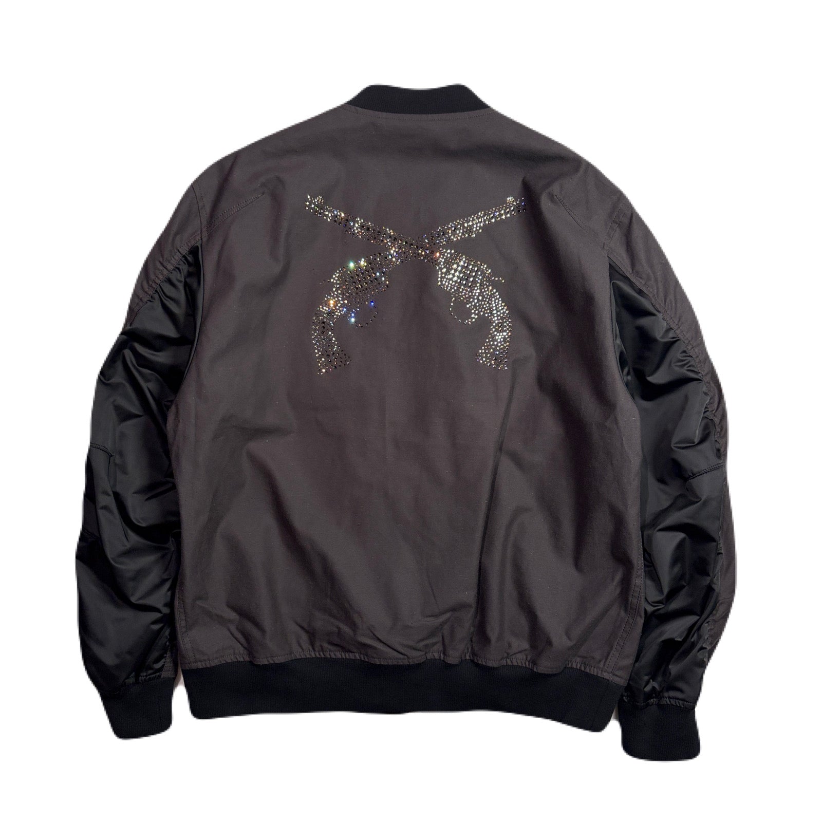 将图片加载到图库查看器，ORGANIC COTTON MA-1 CRYSTAL / C.GRAY
