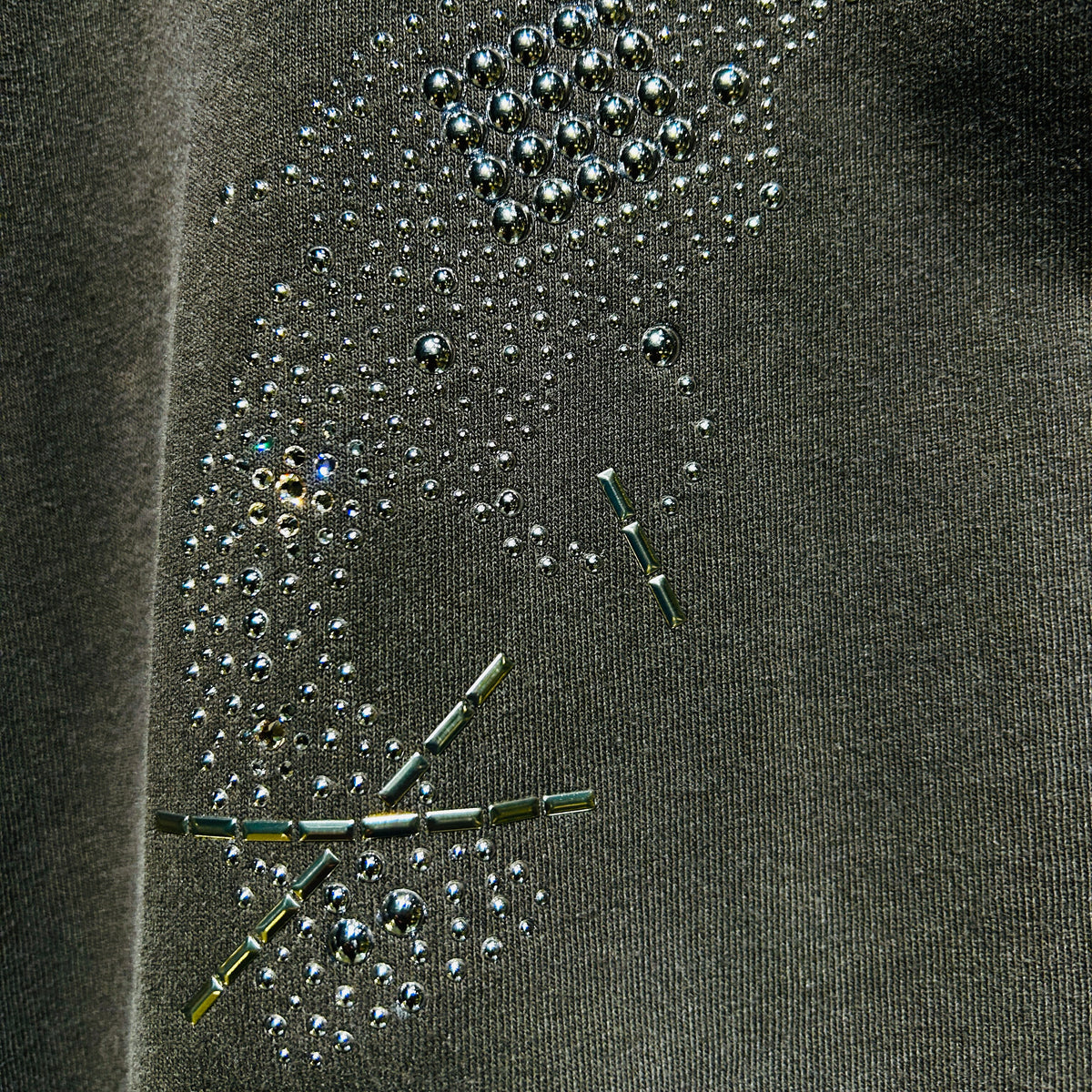 CROSSGUN METAL L/S T-SHIRT / BROWN