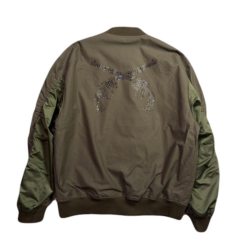 Load image into Gallery viewer, ORGANIC COTTON MA-1 CRYSTAL / KHAKI