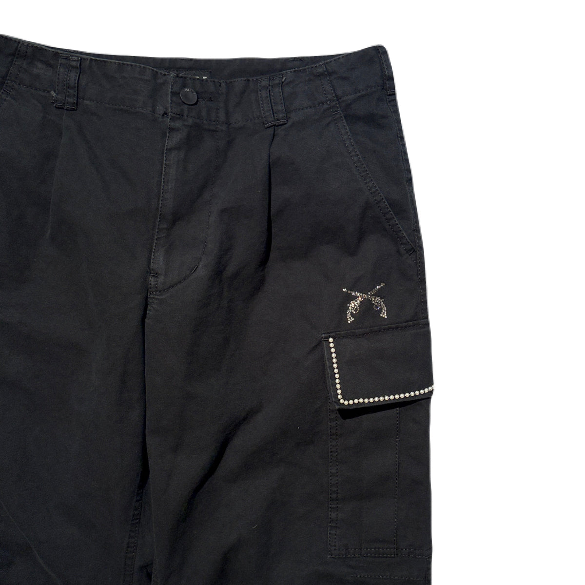 DUCK CARGO PANTS CROSSGUN / BLACK