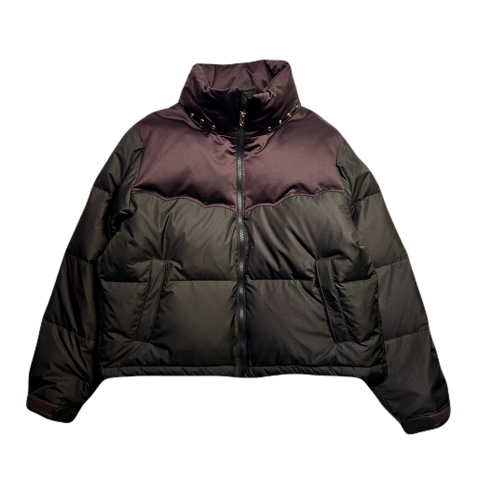 画像をギャラリービューアに読み込む, WOMENS STONE NAIL DOWN / BROWN*MIX