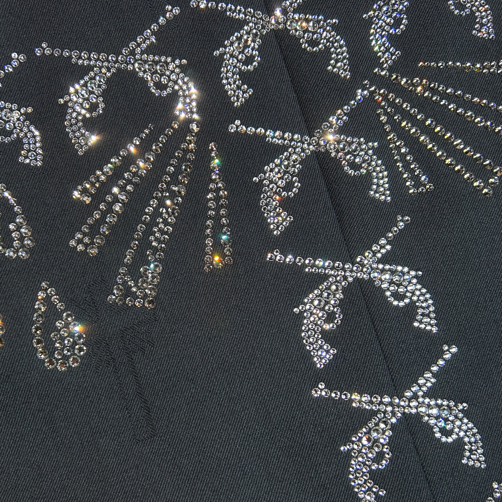 画像をギャラリービューアに読み込む, LIMITED EDITION CROSS JACQUARD CROSS CRYSTAL JACKET / BLACK