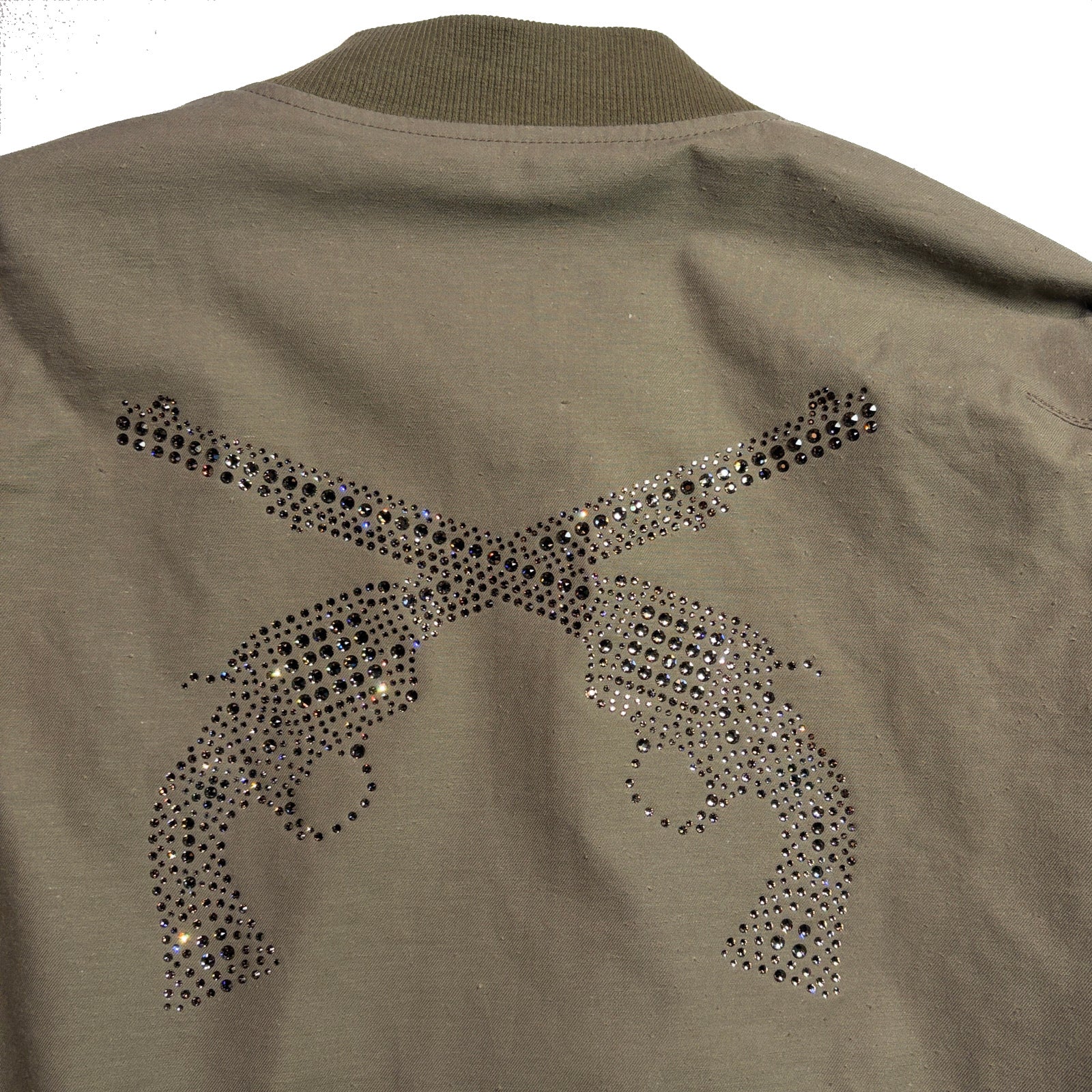 Load image into Gallery viewer, ORGANIC COTTON MA-1 CRYSTAL / KHAKI