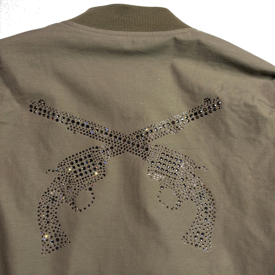Load image into Gallery viewer, ORGANIC COTTON MA-1 CRYSTAL / KHAKI