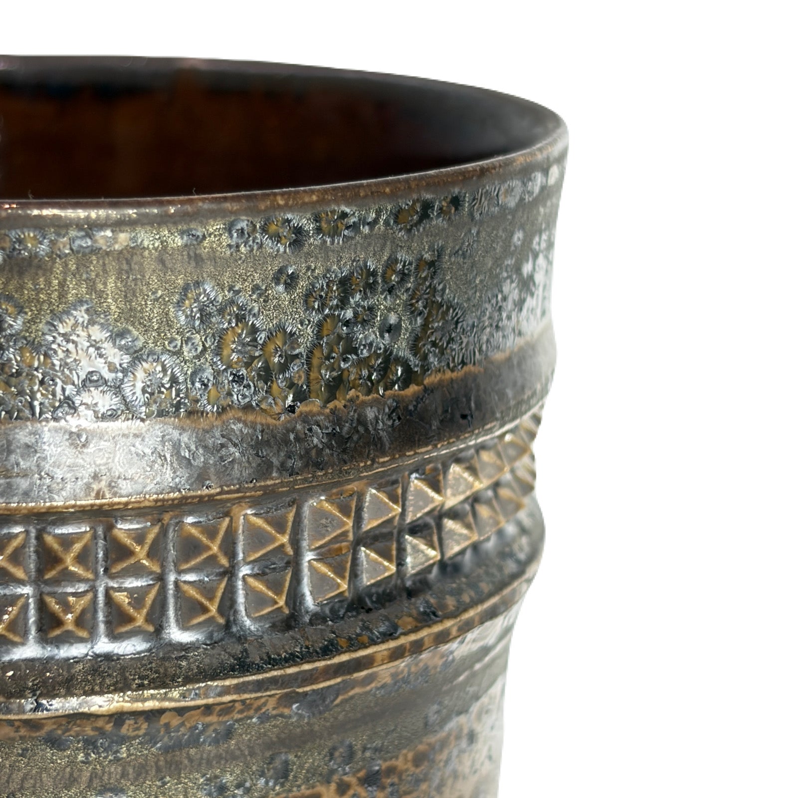 画像をギャラリービューアに読み込む, SHIRO HAMANAKA CERAMIC CUP LEOPARD STUDS SHP117