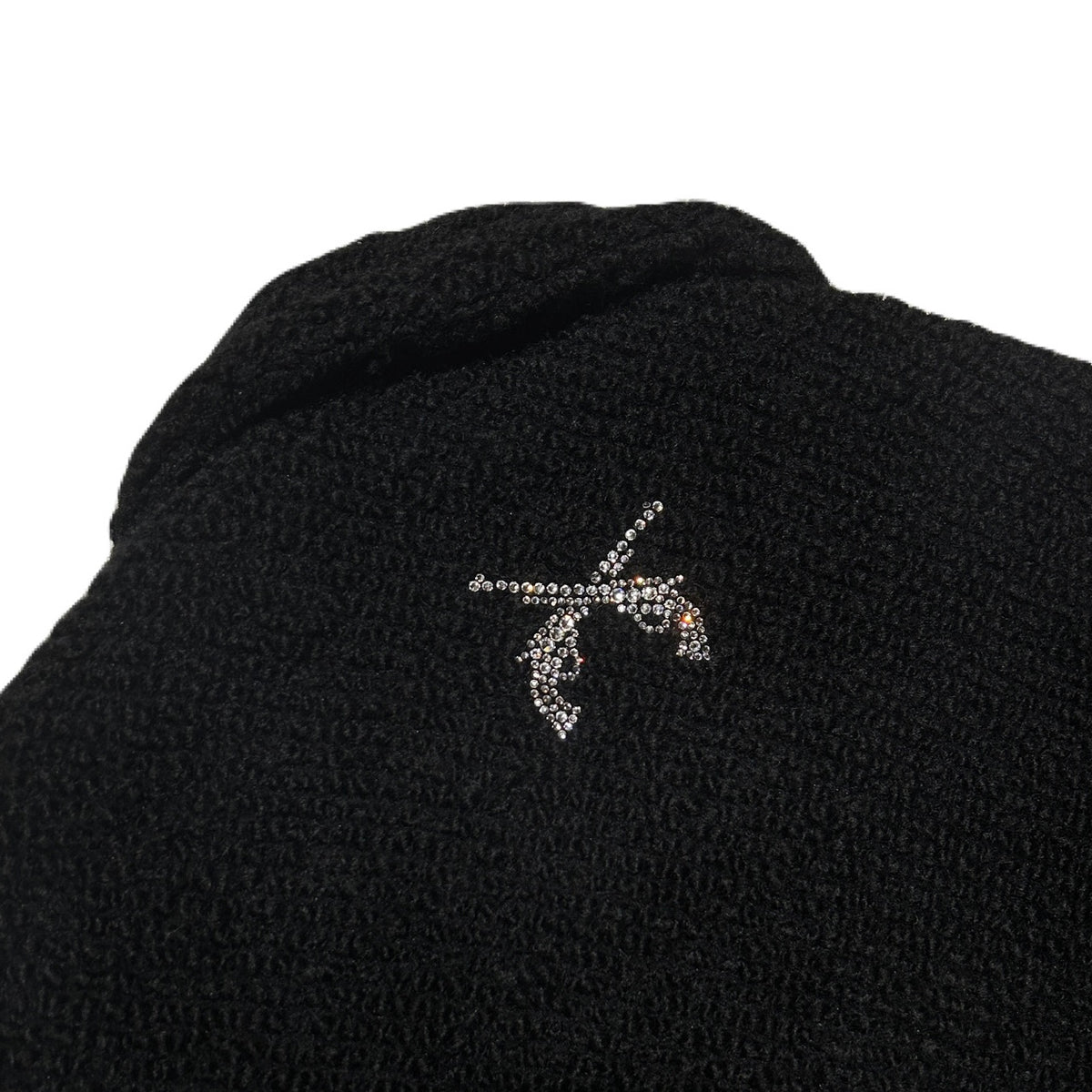 WOMEN ROVING TWEED JACKET / BLACK