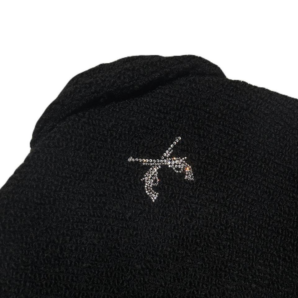 画像をギャラリービューアに読み込む, WOMEN ROVING TWEED JACKET / BLACK