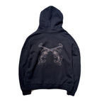 CROSSGUN METAL HOODIE / BLACK