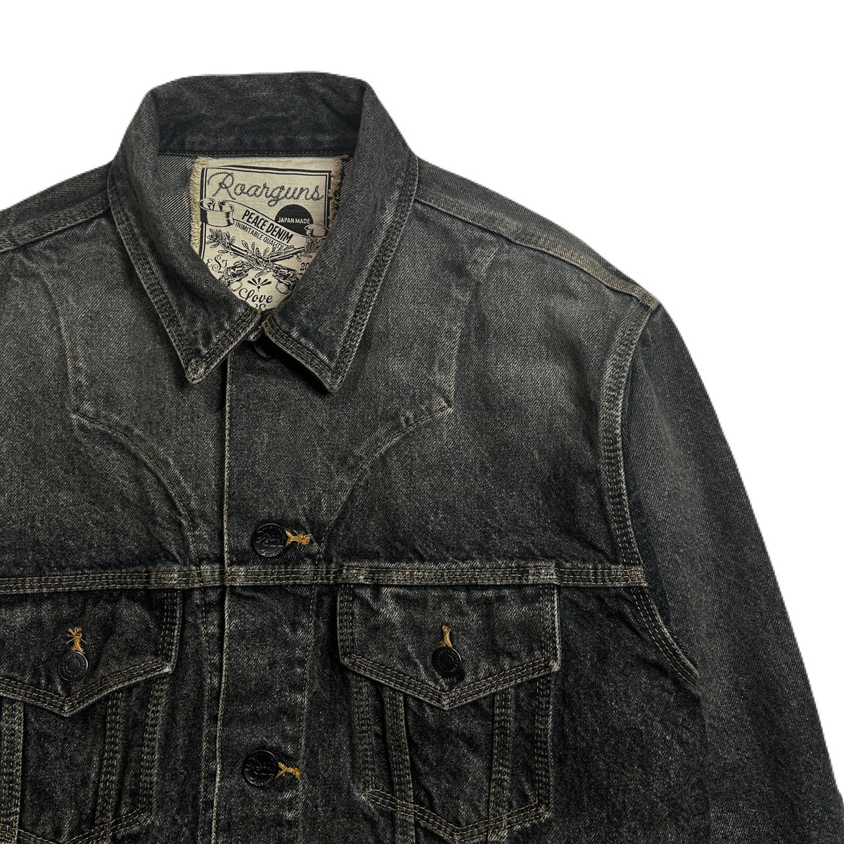LIMITED EDITION STONE BIO DENIM JACKET / BLACK