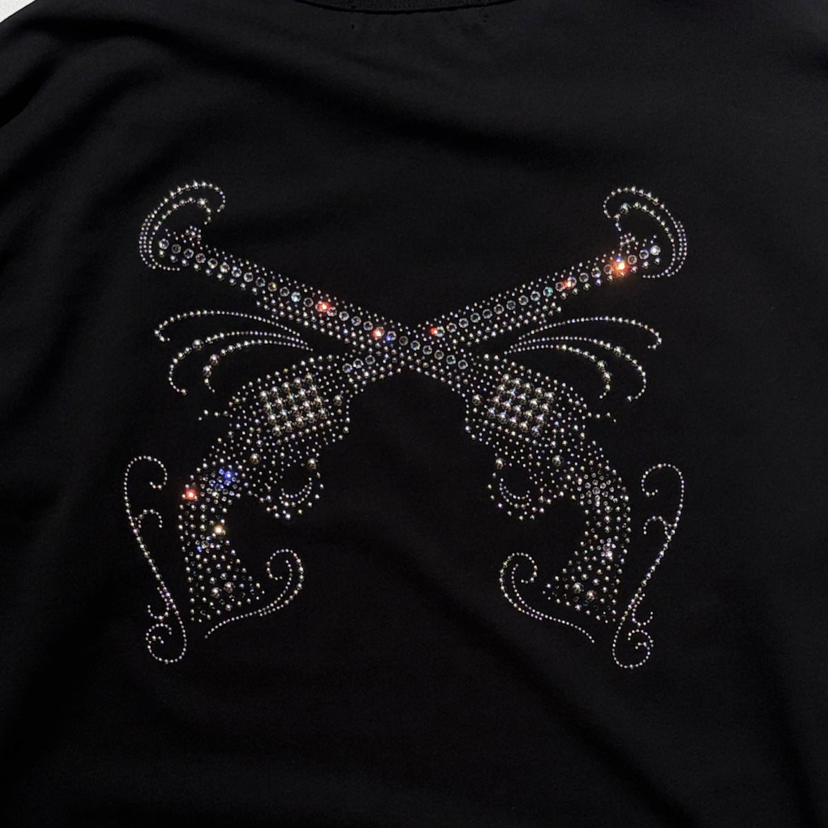 CROSSGUN METAL L/S T-SHIRT / BLACK