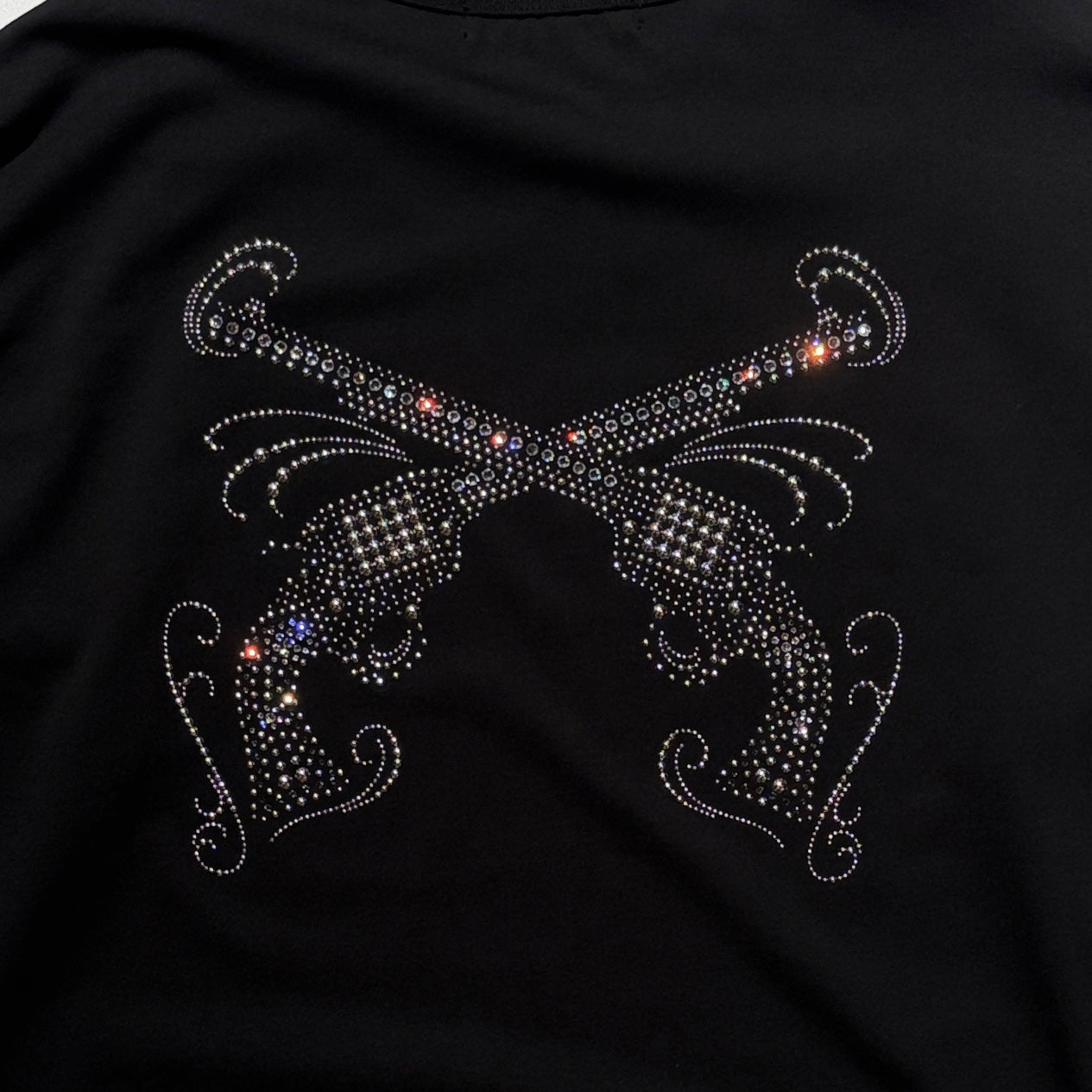 Load image into Gallery viewer, CROSSGUN METAL L/S T-SHIRT / BLACK